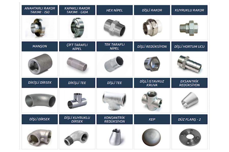 Her Türlü Tesisat Malzemeleri Ve Fittingsleri