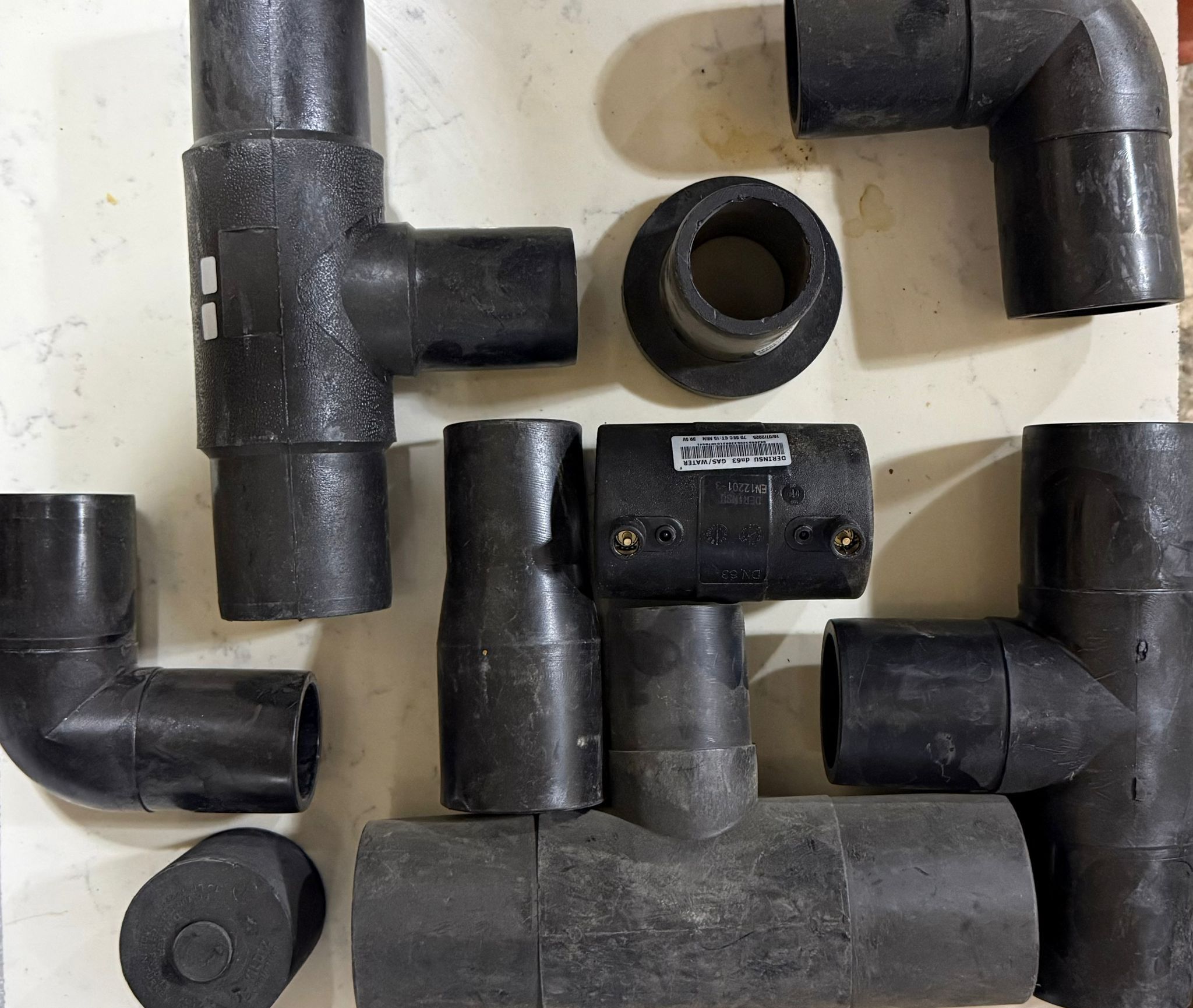 Füzyon Boru Ek Parçaları – HDPE Boru Bağlantı Elemanları | Aybil Teknik Yapı Düzce