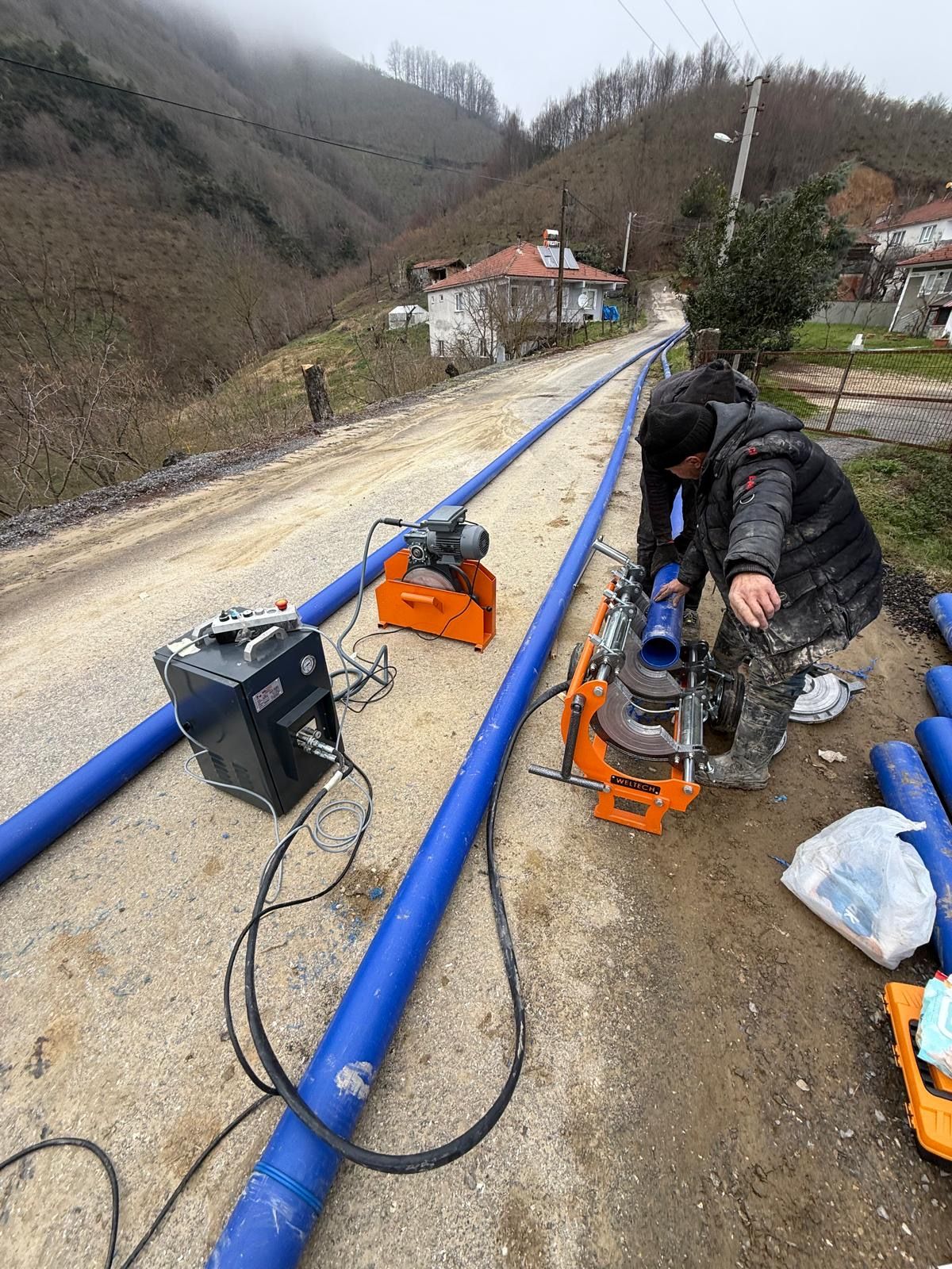 HDPE Füzyon Alın Kaynağı Uygulamaları | Aybil Teknik Yapı Düzce